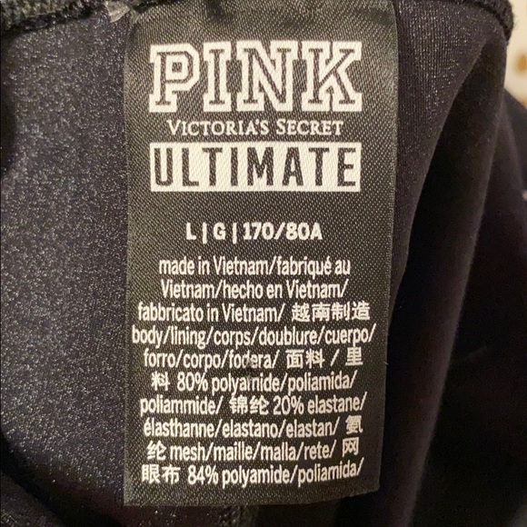 VS PINK ultimate Leggings Copper and Mesh RARE - Picture 6 of 6